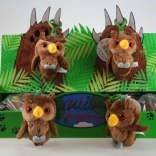 Pluszowa sowa brelok