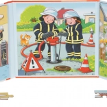 Magnetyczna książka z puzzlami Straż Pożarna