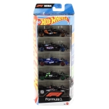 Hot Wheels Formula 1 – zestaw 5 metalowych autek 1:64
