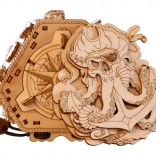 Kompas Czarnobrodego Drewniana łamigłówka