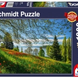 Puzzle Kwitnące tulipany na wyspie Mainau 1000 elementów