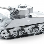 metal earth 3d metalowy model czołgu m4 sherman