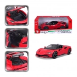 Metalowy model BBURAGO FERRARI SF90 STRADALE 1:18 czerwony