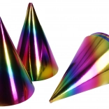 Czapeczki imprezowe Tęcza – 6 szt.