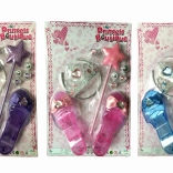 Księżniczkowy zestaw przebierankowy z koroną, pantofelkami i różdżką