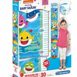 Puzzle miarka wzrostu Baby Shark 30 elementów