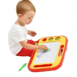 Magnetyczna tablica do rysowania z magnetycznym długopisem i stempelkami