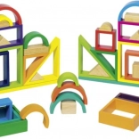 Goki drewniana układanka Tęcza