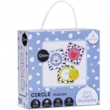 Gagagu edukacyjne puzzle z kółeczkiem