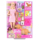 Barbie narodziny szczeniąt zestaw do zabawy