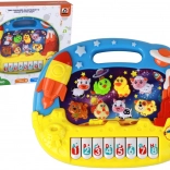 Edukacyjne pianinko z motywem kosmosu