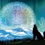 Puzzle COBBLE HILL Dwa wilki 500 elementów