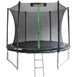 Ogrodowa trampolina LEAN SPORT PRO 305 cm z siatką ochronną i drabinką