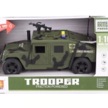 Wojskowy samochód na baterie ze światłami i dźwiękami