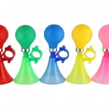 Klakson rowerowy z gumową gruszką, 14 cm – różne kolory