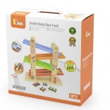 Viga drewniany podwójny tor wyścigowy dla autek