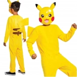 Strój dziecięcy POKEMON Pikachu z maską (4–6 lat, 109–126 cm)