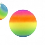 Tęczowa gumowa piłka 23 cm w siatce