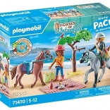 Plac Zabaw Plaża Górska z Amelią i Benem Playmobil