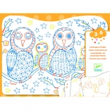 Magiczne kolorowanie Sowa i przyjaciele