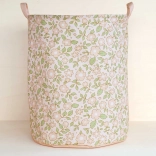 A Little Lovely Company kosz do przechowywania na zabawki kwiaty różowy