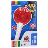 Policyjny lizak ze świetlnymi efektami 23 cm