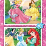 Puzzle DISNEY księżniczki 2×20 elementów