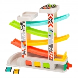 Tor wyścigowy z parkingiem i garażami