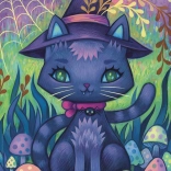 Puzzle HEYE Dreaming: kot czarodziejka 1000 elementów