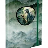 Teczki na zeszyty szkolne Dino A4