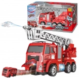 Interaktywna Strażacka Ciężarówka z Ruchomą Drabiną