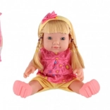 Lalka z dźwiękiem 30 cm w plastikowej torebce