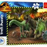 Puzzle 200 elementów – dinozaury z JURASSIC WORLD