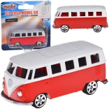 metalowy model VOLKSWAGEN T1 1:56 czerwono-biały