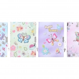 pamiętnik Motyl z zamkiem 13x18 cm