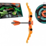 Łuk dla dzieci z przyssawkowymi strzałami i tarczą