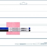 CENTROPEN suchościeralna tabliczka A4 dwustronna z 2 markerami i ściereczką