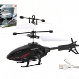 RC helikopter sterowany ruchem ręki z ładowaniem USB, 16 cm