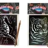 Holograficzny obrazek do drapania – auto