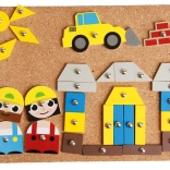 Gra do wbijania Plac Budowy dla dzieci