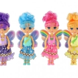 Lalka wróżka ze skrzydełkami 15 cm, mix kolorów