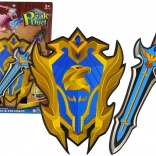 Zestaw dla dzieci Niebieski Wojownik – piankowy miecz i tarcza z EVA