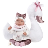 Llorens new born realistyczna mówiąca lalka 44 cm z miękkim ciałem