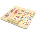 Edukacyjna tablica ludzkiego ciała Masterkidz Montessori