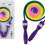 Tęczowe skakanie Fioletowe ręce Koordynacja ruchowa