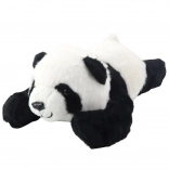 Pluszowa leżąca panda 30 cm czarno-biała
