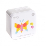 MWSJ drewniany tangram zwierzątka