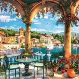 Puzzle Widok na Jezioro Como 1000 elementów