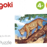 Goki drewniane puzzle Zwierzęta Afryki – jaguar, 24 elementy