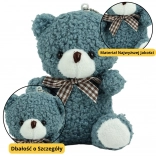 Pluszowy brelok Miś Niebieski 8 cm